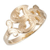 Initial Ring with Initial 'J' in 14k Yellow Gold ( Size 6 ) Initial Ring with Initial 'J' in 14k Yellow Gold ( Size 6 )