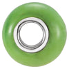 Sterling Silver 9x14mm Lime Green Glass Bead Sterling Silver 9x14mm Lime Green Glass Bead