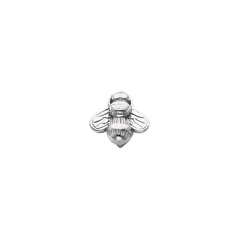 14k White Gold Bee Bracelet Slide 14k White Gold Bee Bracelet Slide