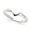 14K White Gold 0.50 Ct Band for Matching Solitaire Mounting (Size 6)