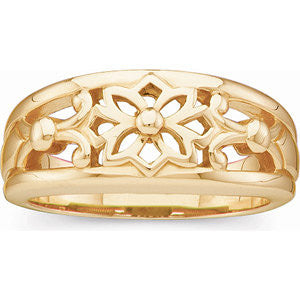 14k Yellow Gold Fashion Band, Size 6 14k Yellow Gold Fashion Band, Size 6
