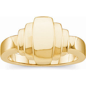 14k Yellow Gold Fashion Ring, Size 6 14k Yellow Gold Fashion Ring, Size 6