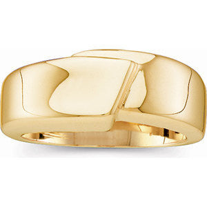 14k Yellow Gold Fashion Ring, Size 7 14k Yellow Gold Fashion Ring, Size 7