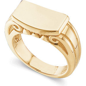 14k Yellow Gold Fashion Ring, Size 7 14k Yellow Gold Fashion Ring, Size 7