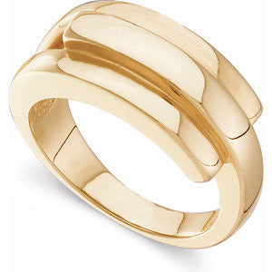 14k Yellow Gold Fashion Ring, Size 7 14k Yellow Gold Fashion Ring, Size 7