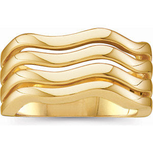14k Yellow Gold Fashion Ring, Size 7 14k Yellow Gold Fashion Ring, Size 7