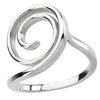 Scroll Fashion Ring in 14k White Gold, Size 7 Scroll Fashion Ring in 14k White Gold, Size 7