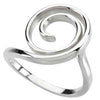 Sterling Silver Scroll Fashion Ring, Size 7 Sterling Silver Scroll Fashion Ring, Size 7