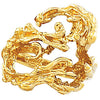 Metal Fashion Ring in 10K Yellow Gold (Size 6) Metal Fashion Ring in 10K Yellow Gold (Size 6)