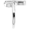 14k White Gold Freeform Ring, Size 7 14k White Gold Freeform Ring, Size 7