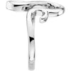14k White Gold Fashion Ring, Size 7 14k White Gold Fashion Ring, Size 7