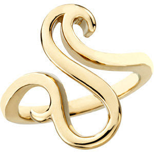 14k Yellow Gold Fashion Ring, Size 7 14k Yellow Gold Fashion Ring, Size 7