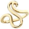 Fashion Ring in 14k Yellow Gold, Size 7 Fashion Ring in 14k Yellow Gold, Size 7
