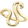 14k Yellow Gold Fashion Ring, Size 7 14k Yellow Gold Fashion Ring, Size 7
