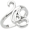 Metal Fashion Remount Ring in 14K White Gold (Size 6) Metal Fashion Remount Ring in 14K White Gold (Size 6)