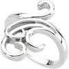 14k White Gold Fashion Ring, Size 7 14k White Gold Fashion Ring, Size 7