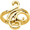 14k Yellow Gold Fashion Ring, Size 7 14k Yellow Gold Fashion Ring, Size 7