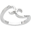 14k White Gold Fashion Ring, Size 7 14k White Gold Fashion Ring, Size 7