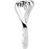 14k White Gold Fashion Ring, Size 7 14k White Gold Fashion Ring, Size 7