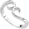 14k White Gold Fashion Ring, Size 7 14k White Gold Fashion Ring, Size 7