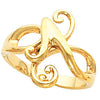 Metal Fashion Ring in 14k Yellow Gold ( Size 6 ) Metal Fashion Ring in 14k Yellow Gold ( Size 6 )