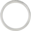 14k White Gold 7mm Comfort-Fit 7mm Enamel Band Size 9.5 14k White Gold 7mm Comfort-Fit 7mm Enamel Band Size 9.5