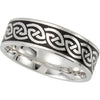 14k White Gold 7mm Comfort-Fit Enamel Band Size 10 14k White Gold 7mm Comfort-Fit Enamel Band Size 10