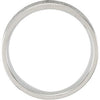 14k White Gold 7mm Comfort-Fit Enamel Band Size 11.5 14k White Gold 7mm Comfort-Fit Enamel Band Size 11.5