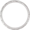 14k White Gold 8mm Pierced Band Size 10 14k White Gold 8mm Pierced Band Size 10