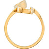 14k Yellow Gold Freeform Ring, Size 6.5 14k Yellow Gold Freeform Ring, Size 6.5