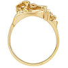 14k Yellow Gold Nugget Ring, Size 6 14k Yellow Gold Nugget Ring, Size 6