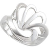 Metal Fashion Ring in 14k White Gold ( Size 6 ) Metal Fashion Ring in 14k White Gold ( Size 6 )