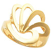 Metal Fashion Ring in 14k Yellow Gold ( Size 6 ) Metal Fashion Ring in 14k Yellow Gold ( Size 6 )