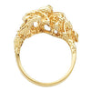 14k Yellow Gold Freeform Ring, Size 6 14k Yellow Gold Freeform Ring, Size 6