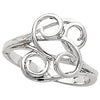 Metal Fashion Ring in 14k White Gold ( Size 6 ) Metal Fashion Ring in 14k White Gold ( Size 6 )