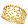 Fashion Wedding Band Ring in 14k Yellow Gold ( Size 6 ) Fashion Wedding Band Ring in 14k Yellow Gold ( Size 6 )
