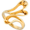 Metal Fashion Ring in 14k Yellow Gold ( Size 6 ) Metal Fashion Ring in 14k Yellow Gold ( Size 6 )