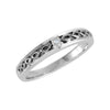 0.01 CTW Diamond Wedding Band Ring in Sterling Silver (Size 7 ) 0.01 CTW Diamond Wedding Band Ring in Sterling Silver (Size 7 )
