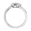14k White Gold Cross Ring, Size 7 14k White Gold Cross Ring, Size 7