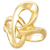 Metal Fashion Ring in 14k Yellow Gold ( Size 6 ) Metal Fashion Ring in 14k Yellow Gold ( Size 6 )