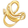 Metal Fashion Ring in 14k Yellow Gold ( Size 6 ) Metal Fashion Ring in 14k Yellow Gold ( Size 6 )