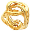 Metal Fashion Ring in 14k Yellow Gold ( Size 6 ) Metal Fashion Ring in 14k Yellow Gold ( Size 6 )