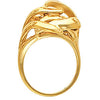 14k Yellow Gold Freeform Ring, Size 6 14k Yellow Gold Freeform Ring, Size 6