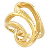 Metal Fashion Ring in 14k Yellow Gold ( Size 6 ) Metal Fashion Ring in 14k Yellow Gold ( Size 6 )