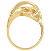 14k Yellow Gold Freeform Ring, Size 6 14k Yellow Gold Freeform Ring, Size 6