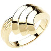 14k Yellow Gold Fashion Ring, Size 6 14k Yellow Gold Fashion Ring, Size 6