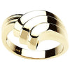 Metal Fashion Ring in 14k Yellow Gold ( Size 6 ) Metal Fashion Ring in 14k Yellow Gold ( Size 6 )