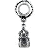 Sterling Silver 14.5x11mm Kera Purse Charm Sterling Silver 14.5x11mm Kera Purse Charm