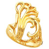 Metal Fashion Ring in 14k Yellow Gold ( Size 6 ) Metal Fashion Ring in 14k Yellow Gold ( Size 6 )