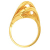 14k Yellow Gold Freeform Ring, Size 6 14k Yellow Gold Freeform Ring, Size 6